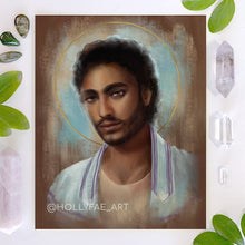 Load image into Gallery viewer, JESUS - LARGE 11 x 14 Gold Embellished, Signed Archival Giclee Art Print