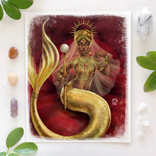 Load image into Gallery viewer, Leo Mermaid Tote Bag