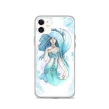 Load image into Gallery viewer, Teal Mermaid iPhone Case