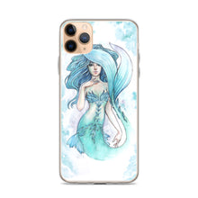 Load image into Gallery viewer, Teal Mermaid iPhone Case