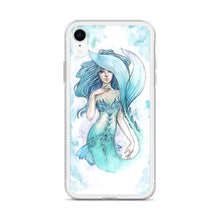Load image into Gallery viewer, Teal Mermaid iPhone Case