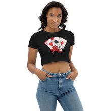 Load image into Gallery viewer, Alice in Wonderland - Organic Crop Top