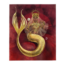 Load image into Gallery viewer, Leo Mermaid Throw Blanket