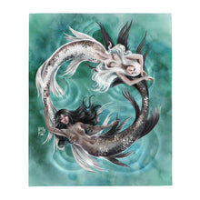 Load image into Gallery viewer, Gemini Mermaid Throw Blanket