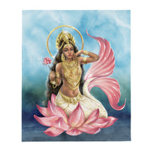 Load image into Gallery viewer, Cancer Mermaid Throw Blanket