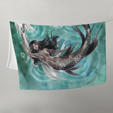 Load image into Gallery viewer, Gemini Mermaid Throw Blanket