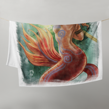 Load image into Gallery viewer, Aries Mermaid Throw Blanket