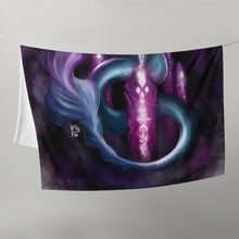 Load image into Gallery viewer, Scorpio Mermaid Throw Blanket