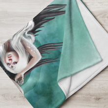 Load image into Gallery viewer, Gemini Mermaid Throw Blanket