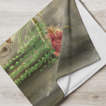 Load image into Gallery viewer, Taurus Mermaid Throw Blanket