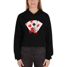 Load image into Gallery viewer, Alice in Wonderland Crop Hoodie