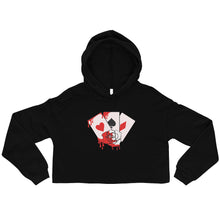 Load image into Gallery viewer, Alice in Wonderland Crop Hoodie