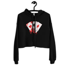 Load image into Gallery viewer, Alice in Wonderland Crop Hoodie