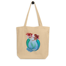 Load image into Gallery viewer, Two Ariels and Dinglehopper - Organic Eco Tote Bag
