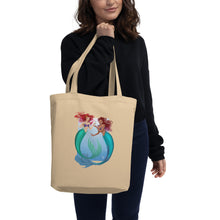 Load image into Gallery viewer, Two Ariels and Dinglehopper - Organic Eco Tote Bag
