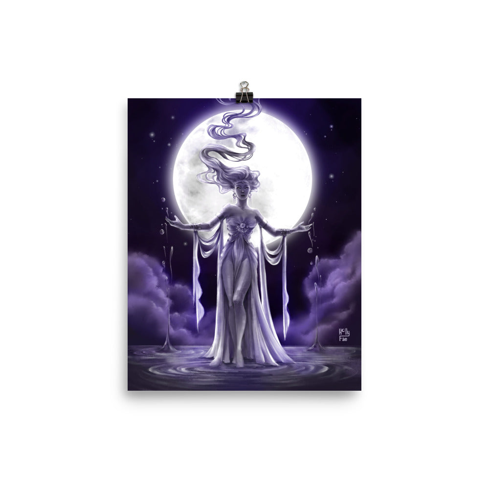 Moon Priestess Original Artwork Giclée Art Print