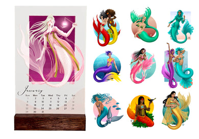 All new mermaid calendar