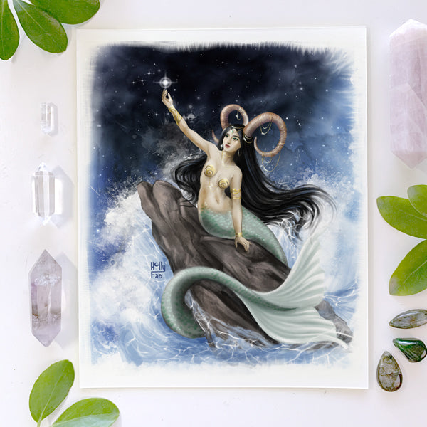 CAPRICORN - Zodiac Mermaid