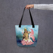 Load image into Gallery viewer, Cancer Mermaid Tote Bag
