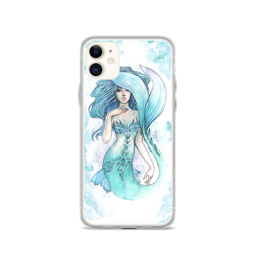 Teal Mermaid iPhone Case