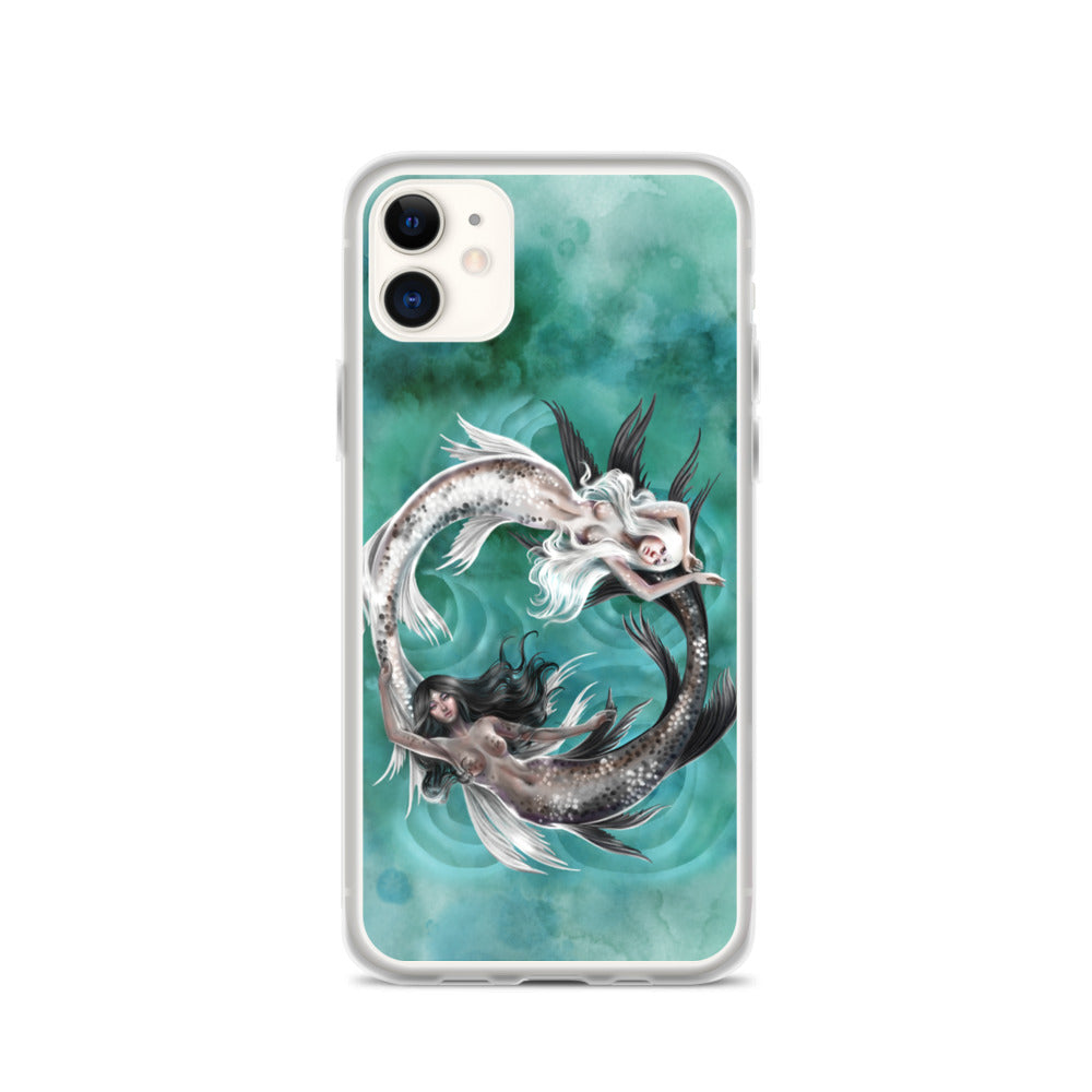 Gemini Mermaid iPhone Case