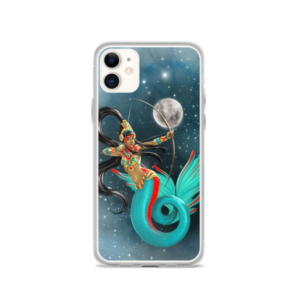Sagittarius Mermaid iPhone Case