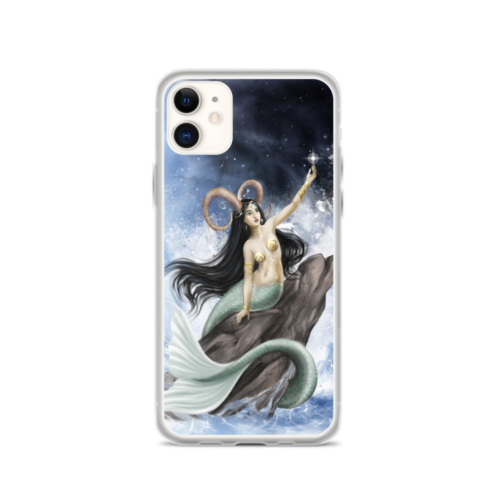 Capricorn Mermaid iPhone Case
