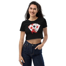 Load image into Gallery viewer, Alice in Wonderland - Organic Crop Top
