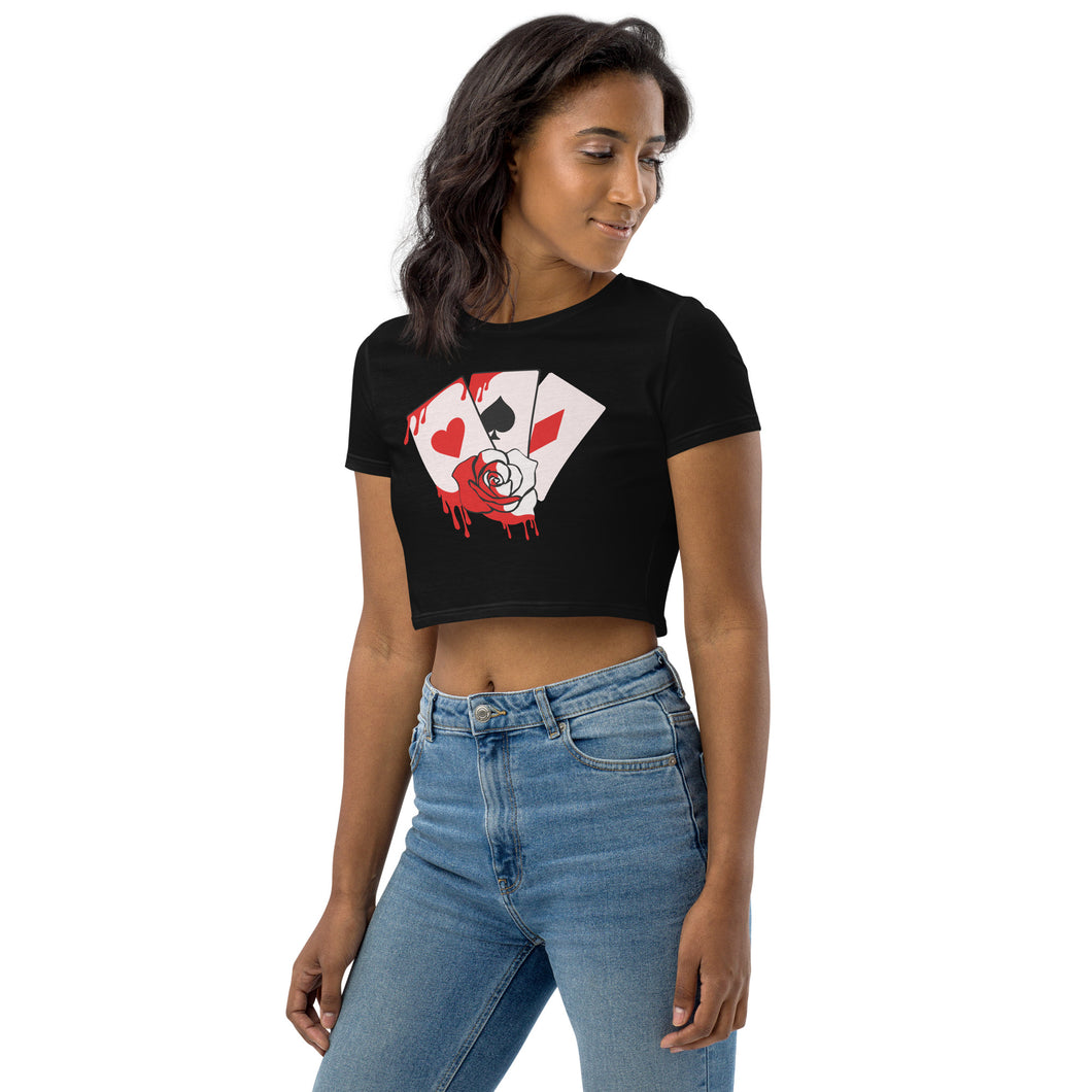 Alice in Wonderland - Organic Crop Top