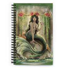 Load image into Gallery viewer, Taurus Mermaid Spiral Notebook - Dot Journal
