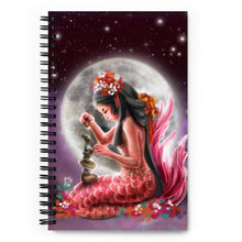 Load image into Gallery viewer, Libra Mermaid Spiral Notebook - Dot Journal
