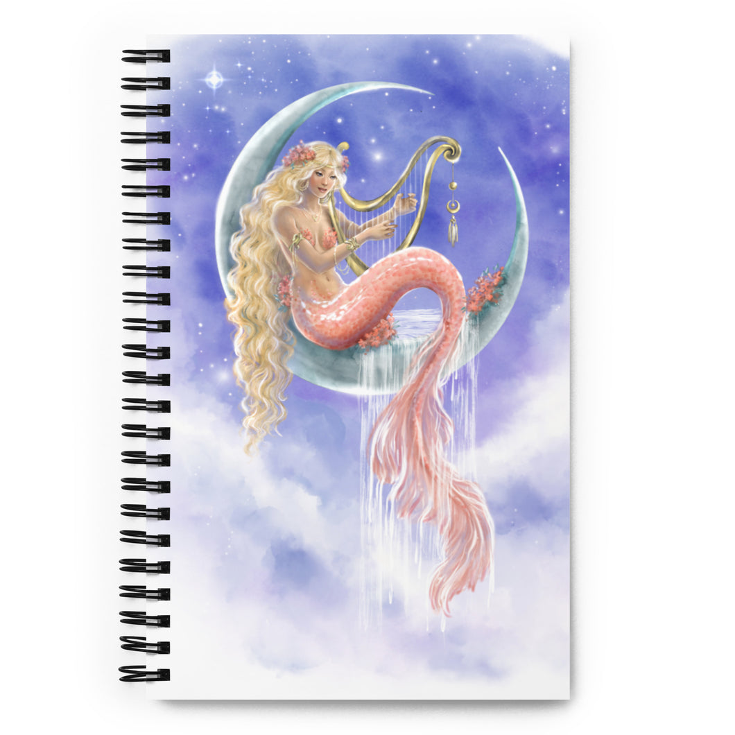 Aquarius Mermaid Spiral Notebook - Dot Journal