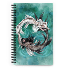 Load image into Gallery viewer, Gemini Mermaid Spiral Notebook - Dot Journal
