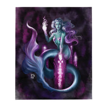 Load image into Gallery viewer, Scorpio Mermaid Throw Blanket
