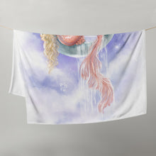 Load image into Gallery viewer, Aquarius Mermaid Throw Blanket
