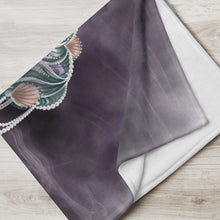 Load image into Gallery viewer, Virgo Mermaid Throw Blanket
